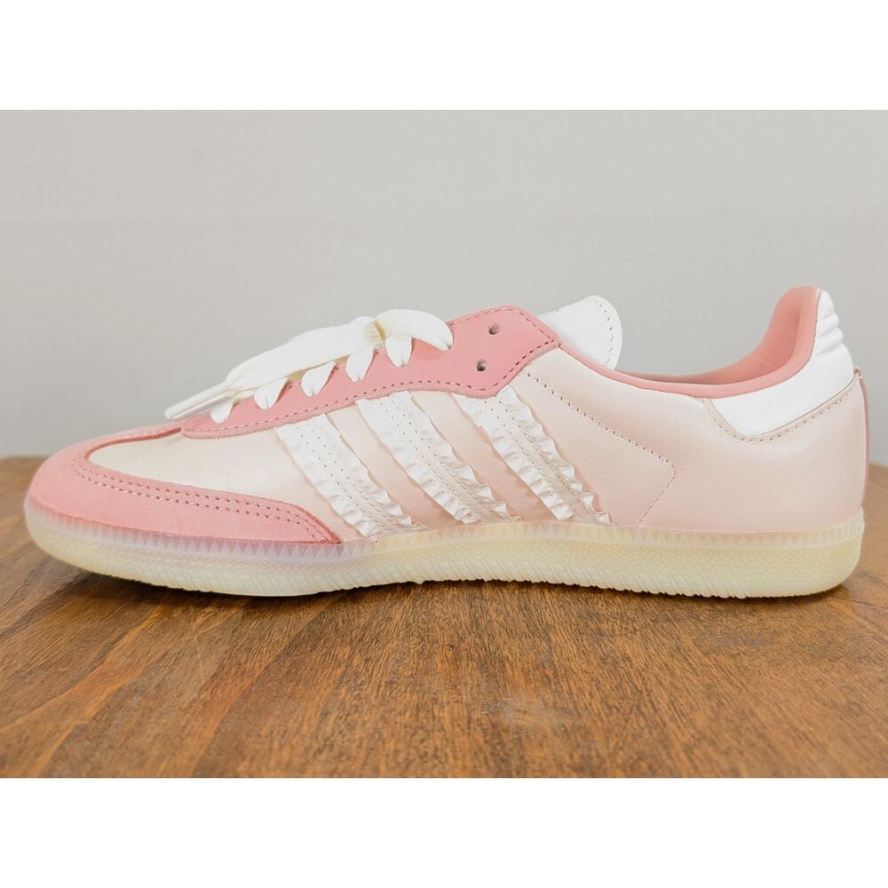 Adidas Samba Ruffle Stripes Pack Wonder Mauve JR8830 - Women's Size 8 New In Box - Picture 2 of 16